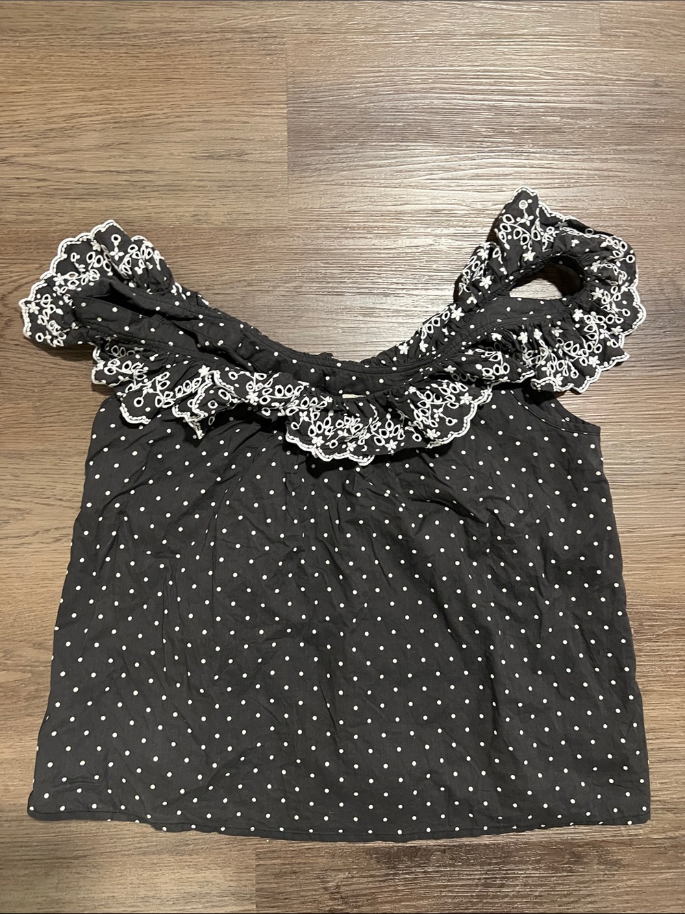 Sezane Rosa blouse tank top polka dots - Picture 2 of 5